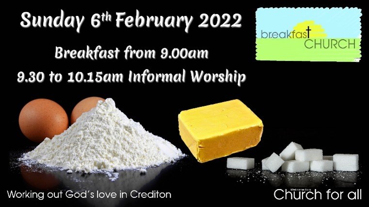 February 2022 Breakfast Church